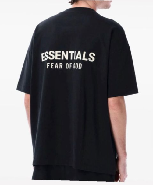 Playera Essentials Jet Black