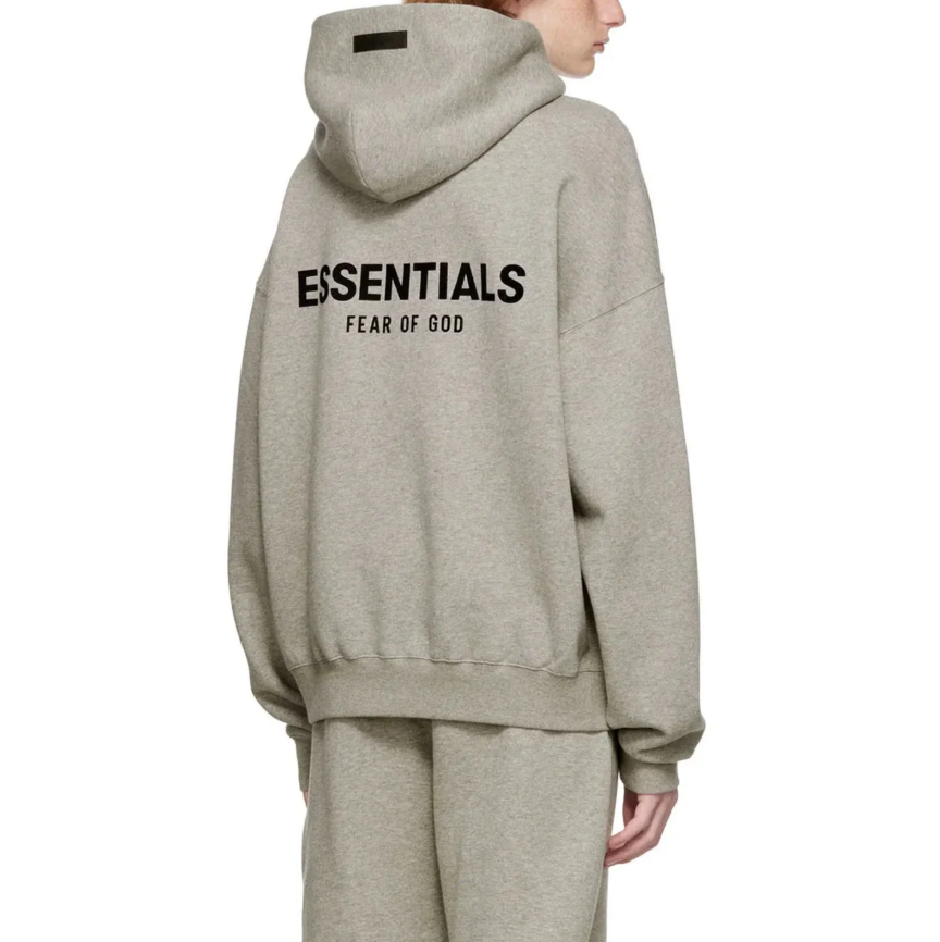 Hoodie Essential Dark oatmeal